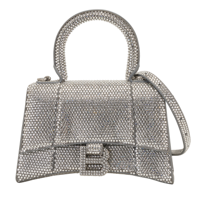 Rhinestones Hourglass XS, &pound;2,200, Handbags, Silver, Leather, Front view